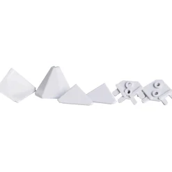 Accessori per alzatina pannellabile grigio 6 pz