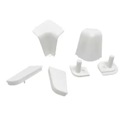 Accessori per alzatina rettangolare bianca 6 pz