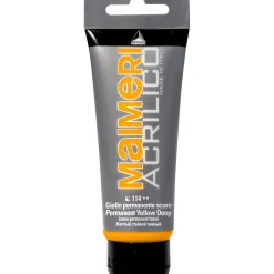 Acrilico giallo permanente scuro 75 ml