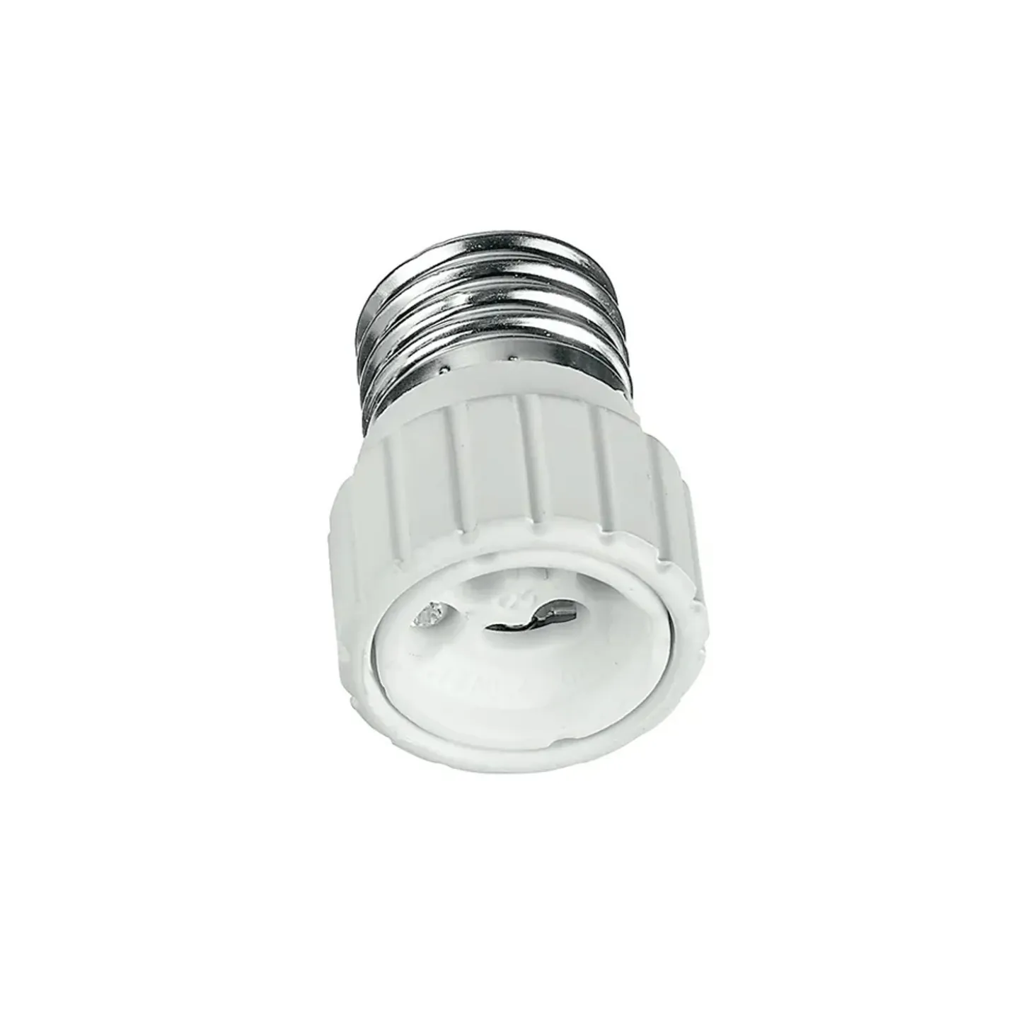 Adattatore per portalampada da E27 a GU10 bianco
