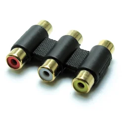 Adattatore 3 RCA femmina - femmina