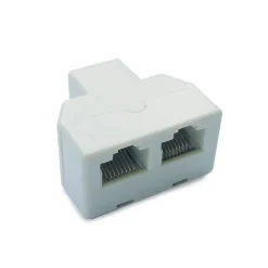 Adattatore rete RJ45 1 femmina / 2 femmine