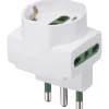 Adattatore sfalsato verticale Vimar S17+2P17/11+ bianco