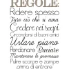 Adesivo da parete Regole 47x67 cm