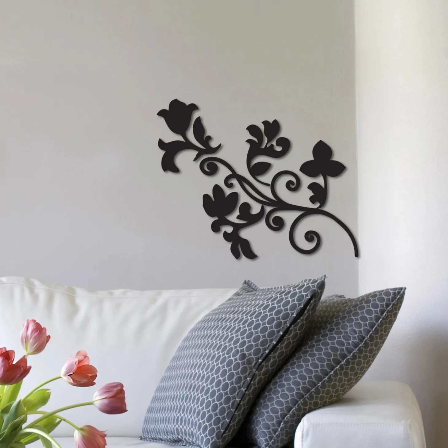 Adesivo decorativo in gomma Arabesque 31x31 cm