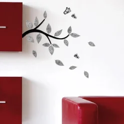 Adesivo decorativo in gomma Branch 31x31 cm