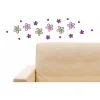 Adesivo decorativo in gomma Fiori 15x31 cm