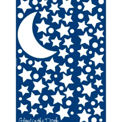 Adesivo decorativo per parete Starry Night Glow 47x67 cm