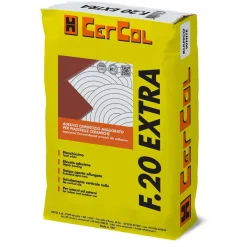 Adesivo migliorato F.20 per piastrelle ceramiche 25 kg bianco