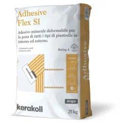 Adesivo minerale deformabile Kerakoll Adhesive Flex grigio 25 kg
