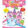 Album Coloriamo Fantasy 32 pagine con elementi nascosti e diploma