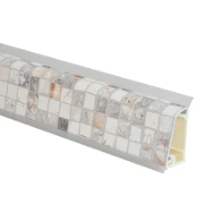 Alzatina per cucina in alluminio rivestita Bisanzio crema 1 m