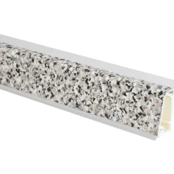 Alzatina per cucina in alluminio rivestita granito 3 m