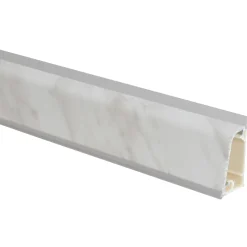 Alzatina per cucina in alluminio rivestita marmo 3 m