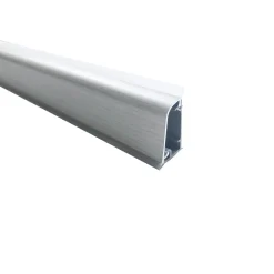 Alzatina per cucina in alluminio rivestita rovere bianco 1 m