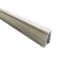 Alzatina per cucina in alluminio rivestita rovere canyon 1 m