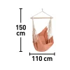 Amaca in cotone terracotta 150x110 cm