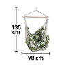 Amaca Lytton deco foglie 90x135 cm