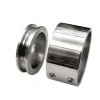 Ancoraggio a muro per tubo 42,4 mm lucidato