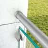 Ancoraggio a muro per tubo 42,4 mm satinato
