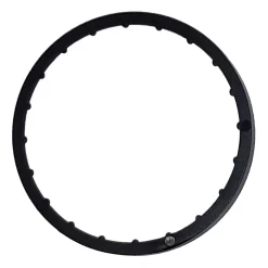 Anelli in plastica per pavimenti esterni anti-trauma nero Ø 50 mm 40 pz