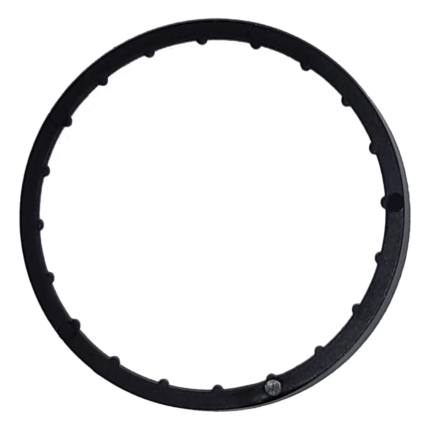 Anelli in plastica per pavimenti esterni anti-trauma nero Ø 50 mm 40 pz