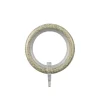 Anello in ferro per bastone tenda avorio e oro 27 mm 8 pz