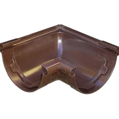 Angolo grondaia marrone 25 cm