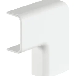 Angolo piano per canale 20x10 mm bianco