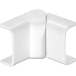 Angolo variabile interno per canale 20 mm x 10 mm a 1 via bianco 1 pz