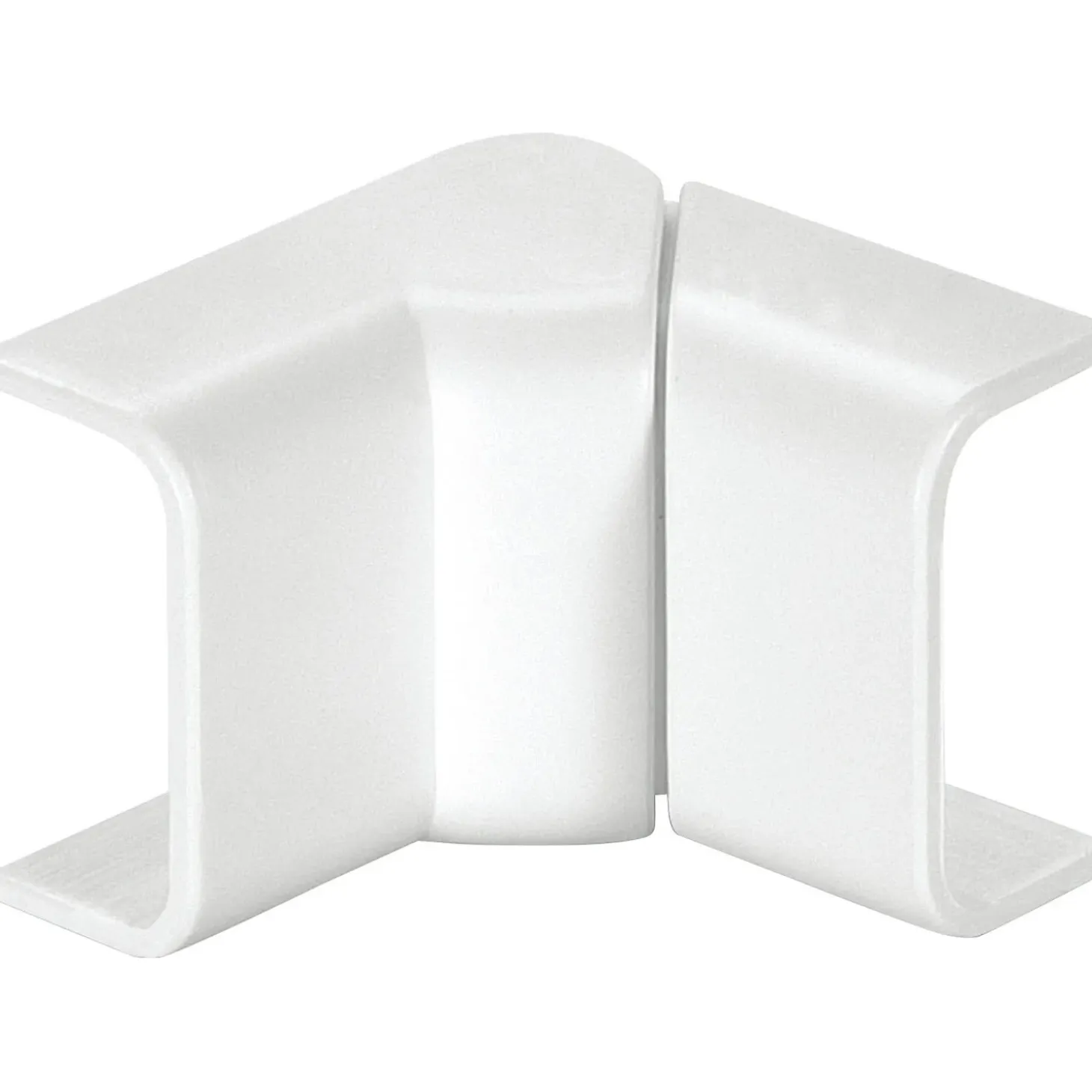 Angolo variabile interno per canale 20 mm x 10 mm a 1 via bianco 1 pz