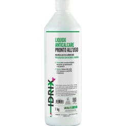 Anticalcare liquido pronto all`uso IDRIX per dosatori con ricarica