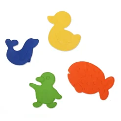 Antiscivolo per vasca motivo animali 4 pz