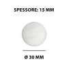 Antivibranti adesivi bianchi in silicone Ø 3 cm 4 pz