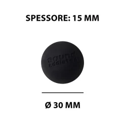 Antivibranti adesivi neri in silicone Ø 3 cm 4 pz