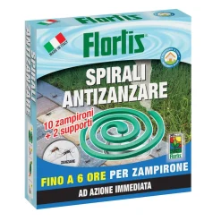 Antizanzare spirali antizanzare Flortis bipacco 2x10 pz