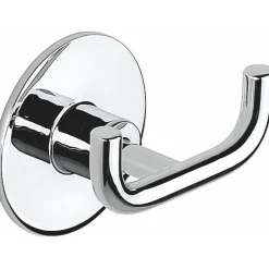 Appendiabiti doppio Wind in acciaio inox cromo
