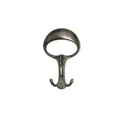 Appendiabiti in zama nickel satinato