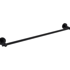 Appendino asciugamani da parete Idrostile 600x50 mm Nero