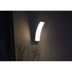 Applique da esterno Kilo sensore di movimento 660 lm 3000K nero 69x204 cm