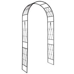 Arco in metallo rosa Haworth H240 cm grigio granito