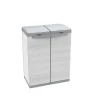Armadietto 2 ante per differenziata Ecoline 2 Sequoia 110 l 68x39x89 cm