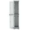 Armadio da esterno alto ad 1 anta con 6 vaschette 35x44x188 cm