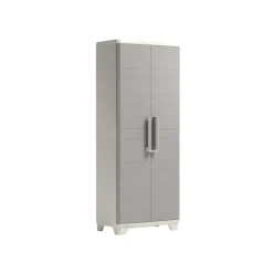 Armadio da esterno alto Linear Wood in plastica portascope P 10 kg 173x68x39 cm