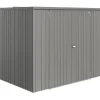Armadio da esterno Biohort L 230 cm grigio quarzo metallizzato