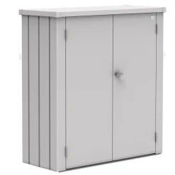 Armadio da esterno Biohort Romeo 140x132x57 cm argento