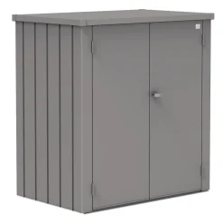 Armadio da esterno Biohort Romeo 140x132x87 cm grigio quarzo