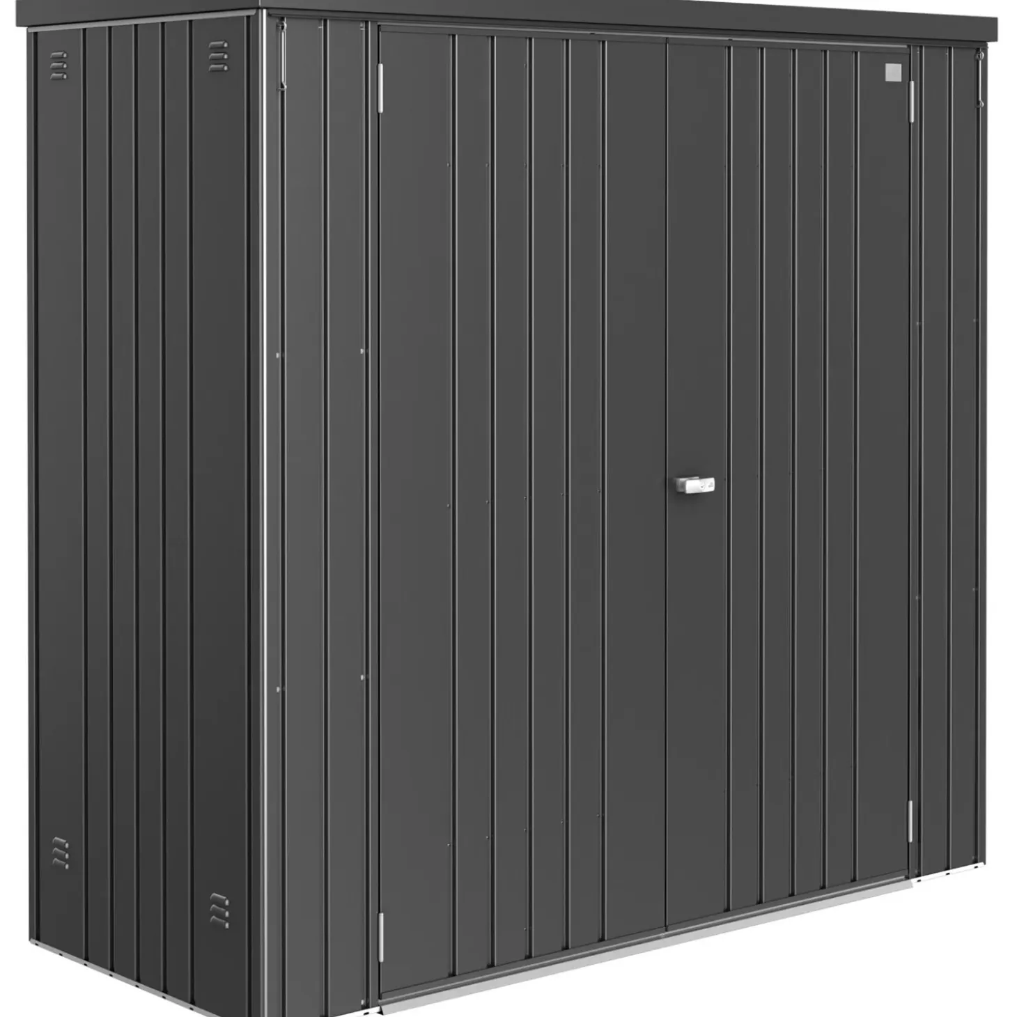 Armadio da esterno Biohort 191x83x183 cm grigio scuro