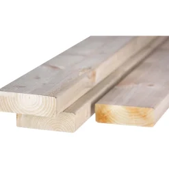 Asse in legno naturale 4x12x300 cm
