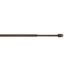 Astina per tenda Berlino a vite tonda 50/70 cm marrone 2 pz